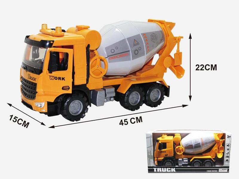 Friction Concrete Mixer(Door-Opening, Music, Lights)