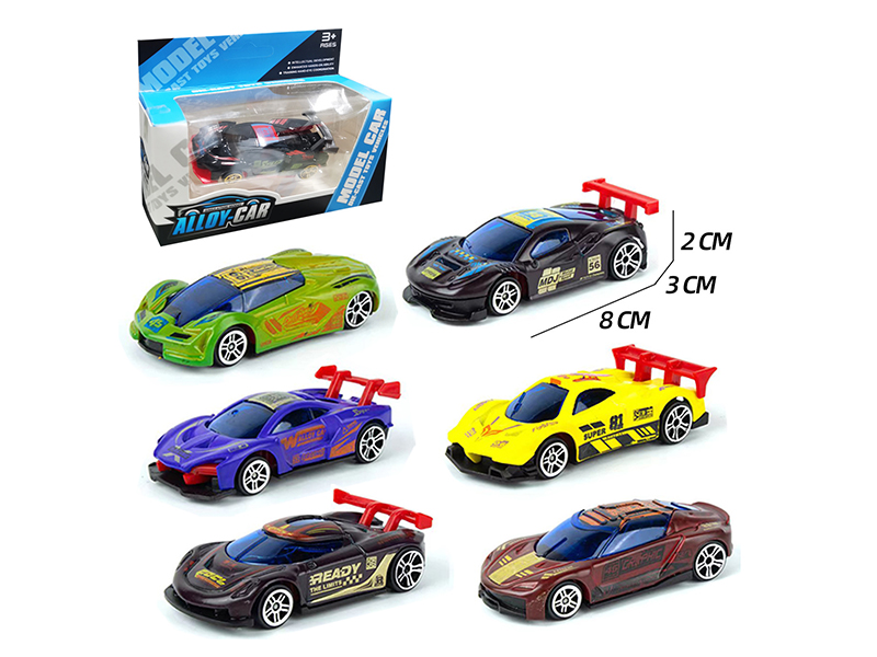 1:64 Slide Alloy Car(Change Color)