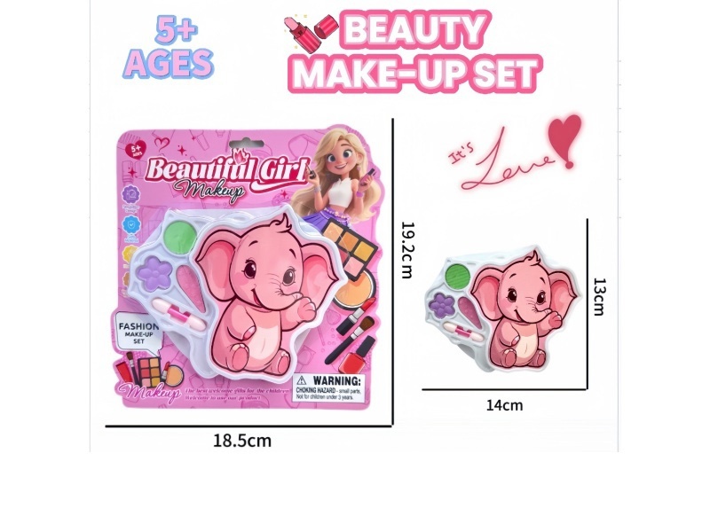 Elephant children's makeup accessories and toys
