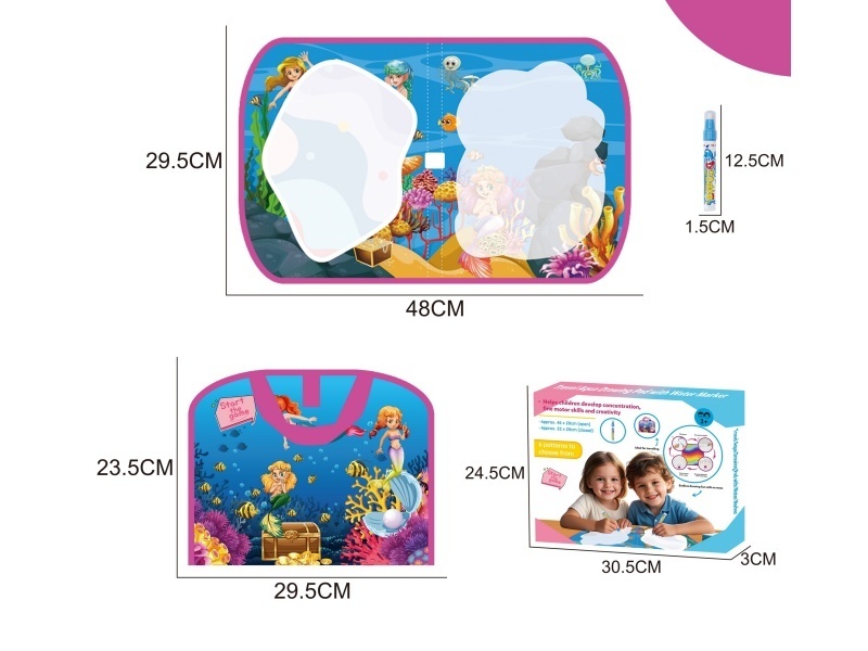 Mermaid Style In The Water Picture Book