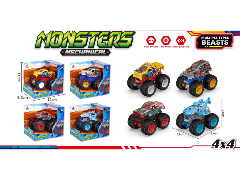 Alloy Monster Car