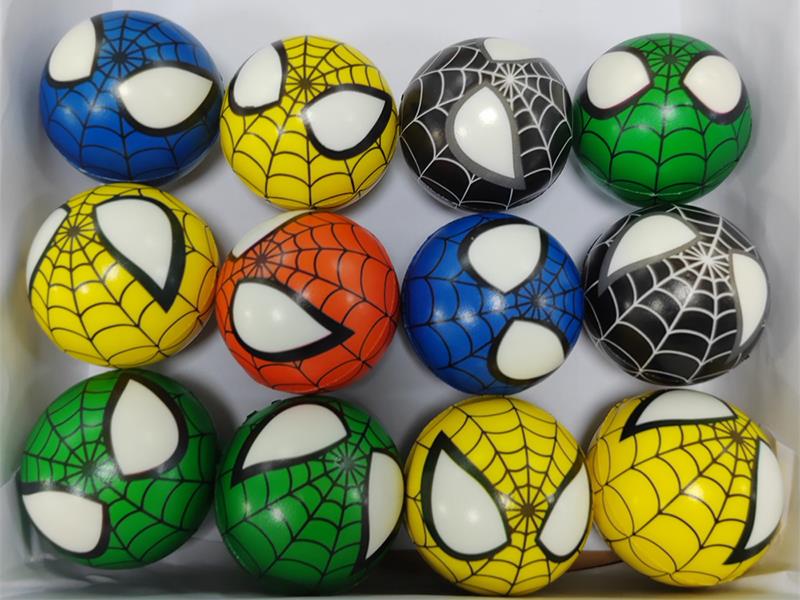 6.3cm Spider-Man Pattern PU Ball