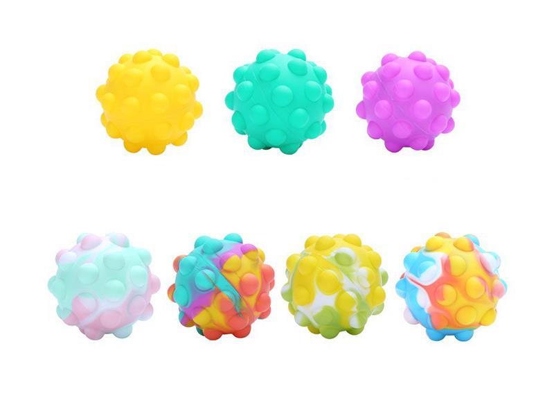 Silicone 3D Decompression POP Ball