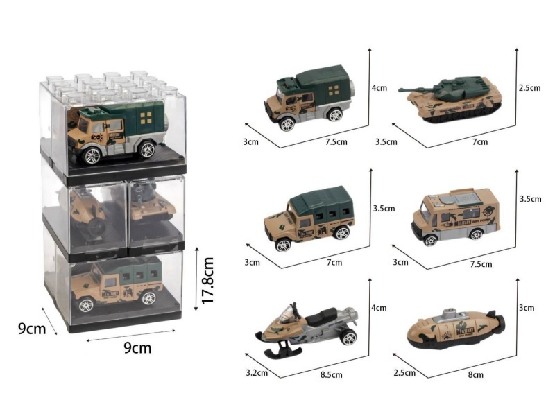 1:64 Alloy Military Vehicle