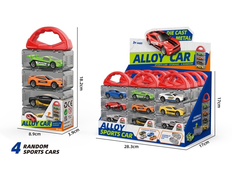 1:64 Force Alloy Car (2 Models Mixed)