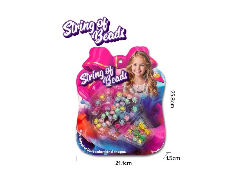 Ice Cream Transparent Beads Pack