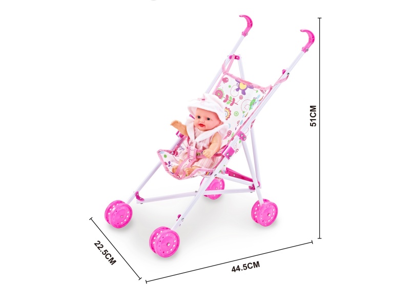 A Plastic Trolley With A 10-Inch Music Figurine