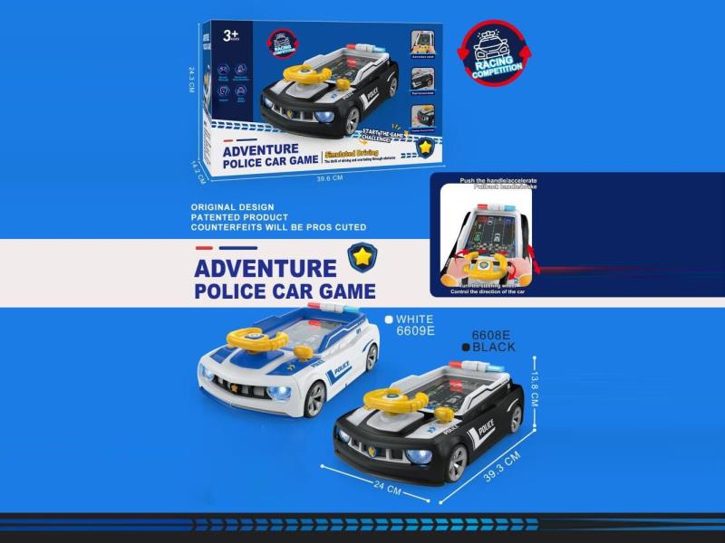 Police Car Game Console Adventure
