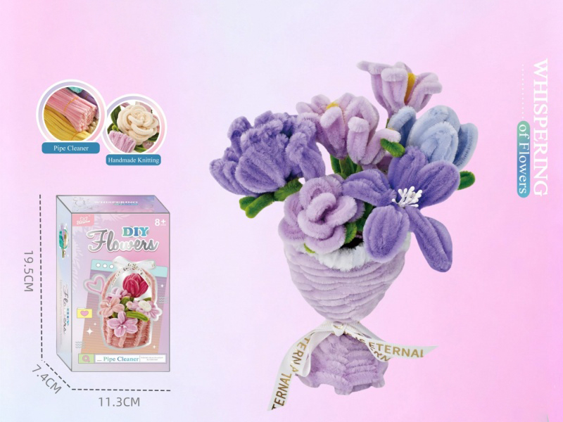 Ziyun Flower Bouquet Diy Twisty Stick Flower Basket