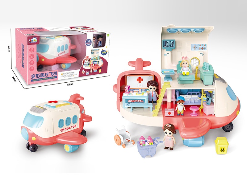 Mini Scene Medical Aircraft