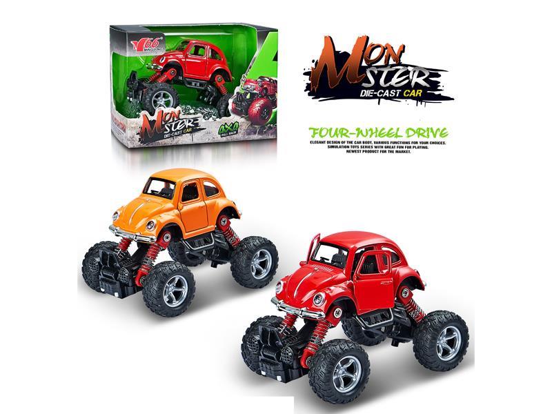 1:36 Q Version Alloy Return Force Simulation Climbing Wheel