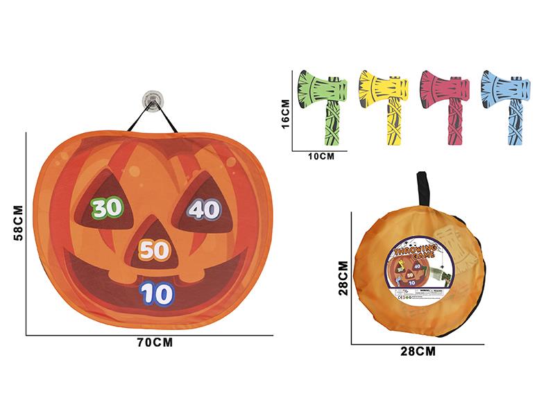 Axe Throwing Game(Pumpkin Theme)