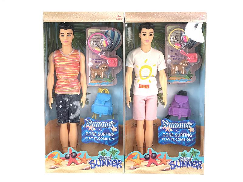 11.5" Male Doll Beach Series