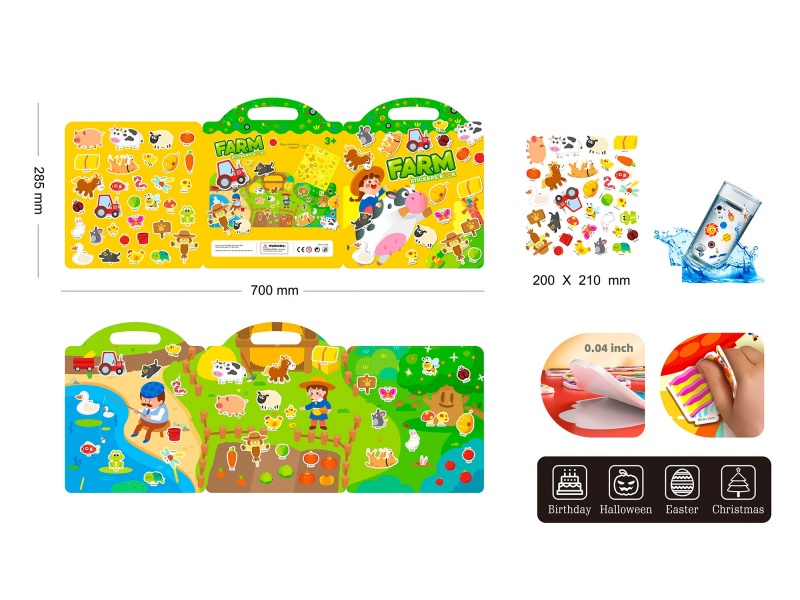 Jelly Sticker Book(Farm)