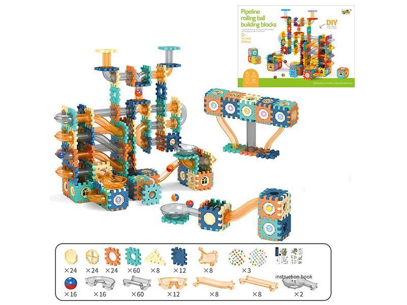 Pipeline Rolling Ball Building Blocks 286pcs
