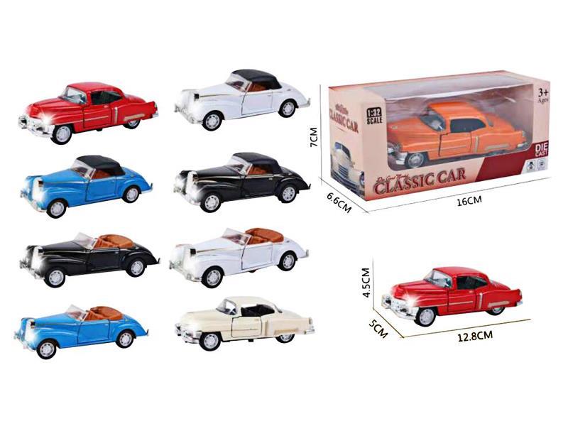 1:32 Pull Back Alloy Simulation Car With Light And Music