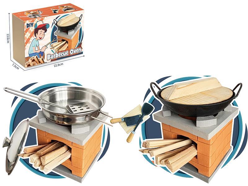 DIY Brick Cooking Stove