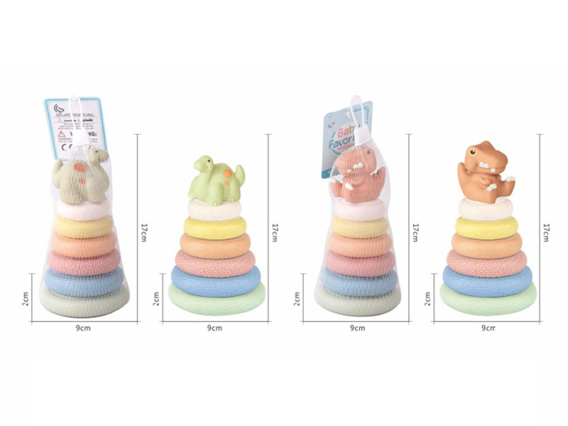 Stackable Dinosaur Circles