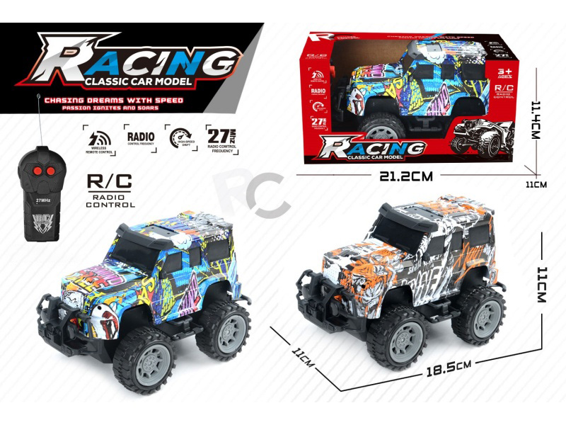 2-Channel Remote Control Graffiti Off-Road Vehicle(Not Included Batteries)