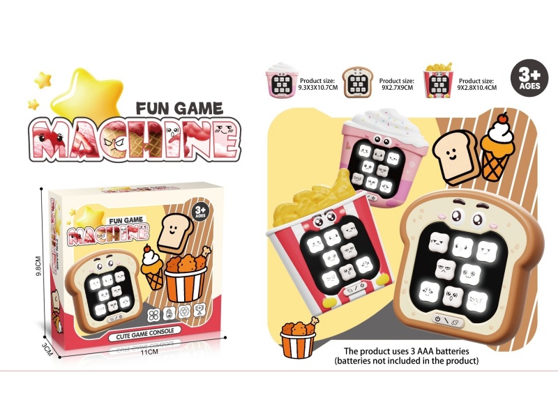 Whack-A-Mole Game Machine, Press And Play