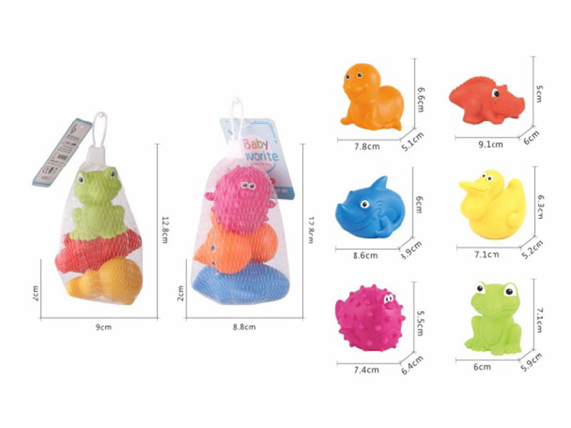Spray Water Sea Animals 3pcs