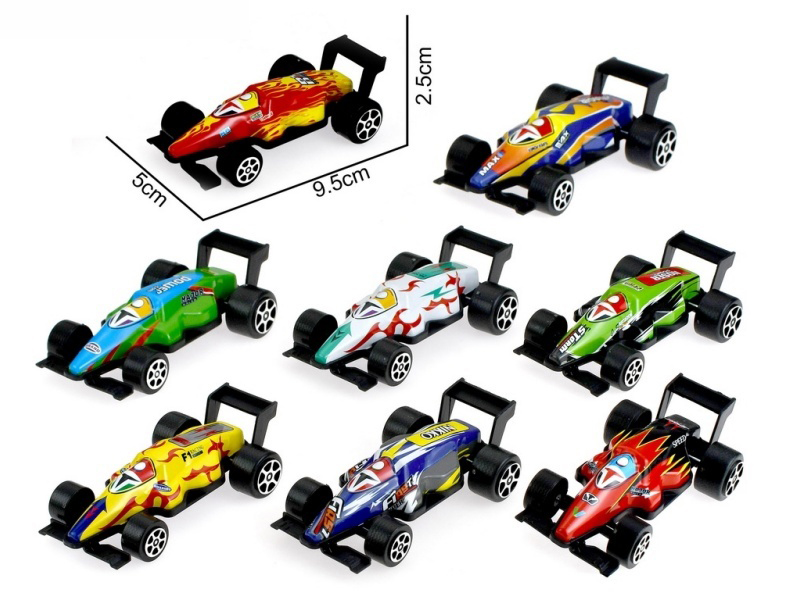 Pull Back Iron F1 Racing Car 1pcs