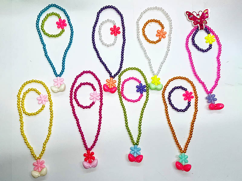 Bead Necklace + Bracelet