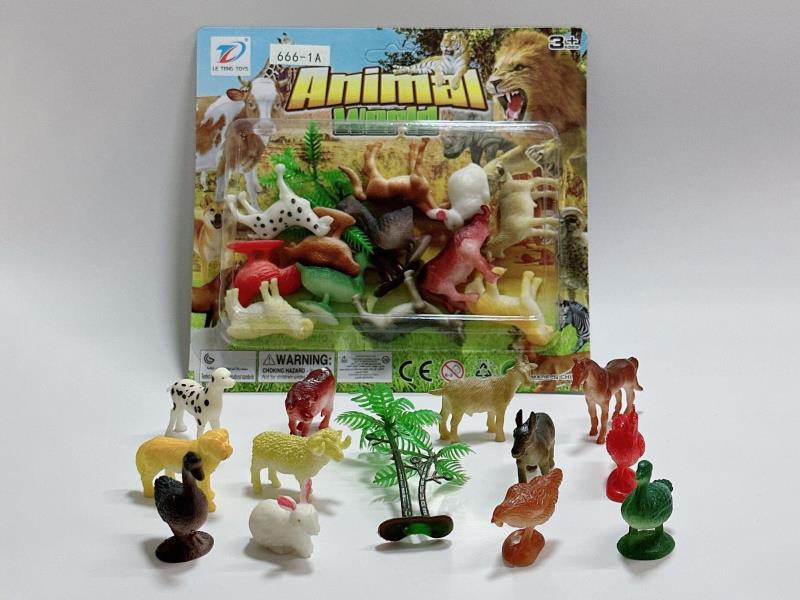 Pvc Simulated Farm Animal 13Pcs