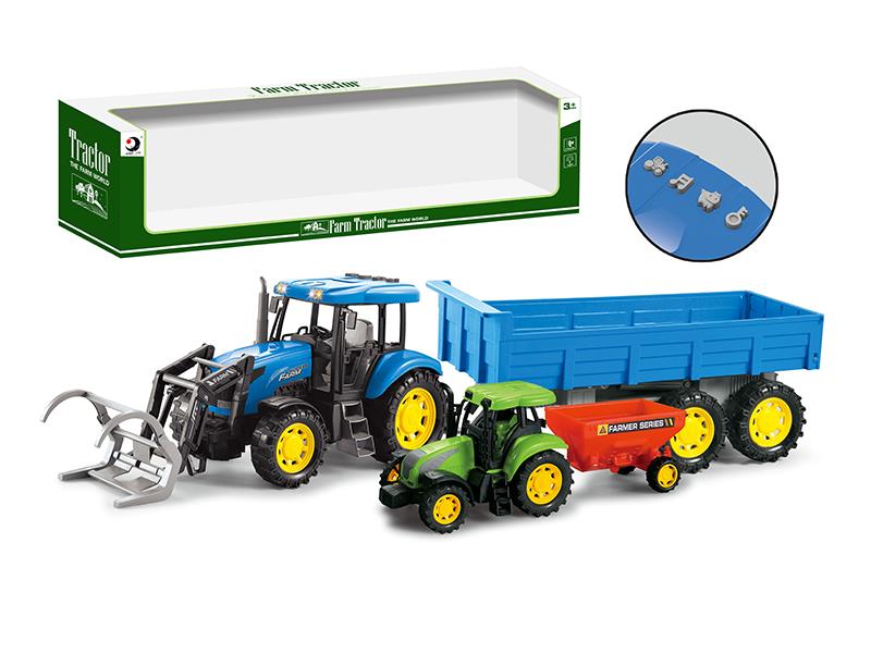 Friction Farm Tractor With Light And Music