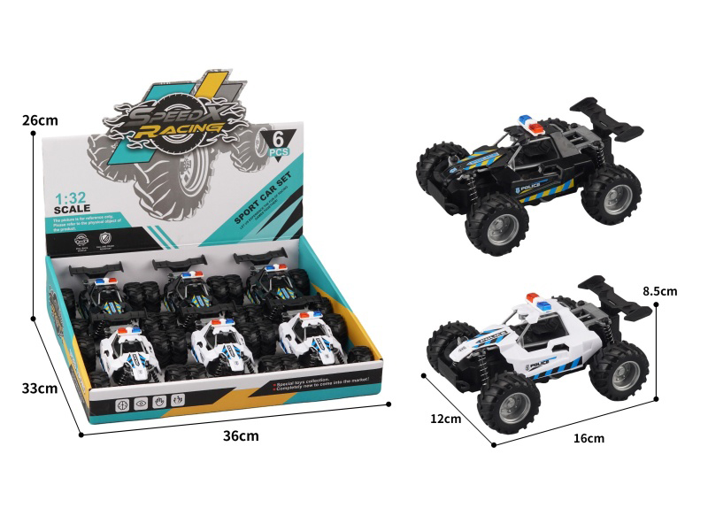 Pull Back Off-Road Vehicle(6PCS)