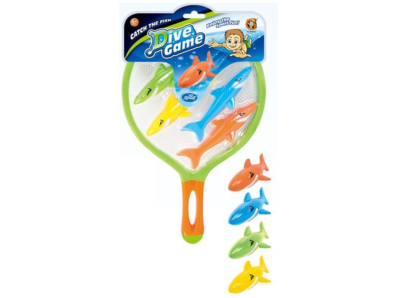 4PCS Hidden Tiger Shark