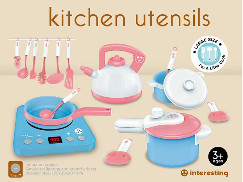 Induction Cooker Tableware With Sound And Light