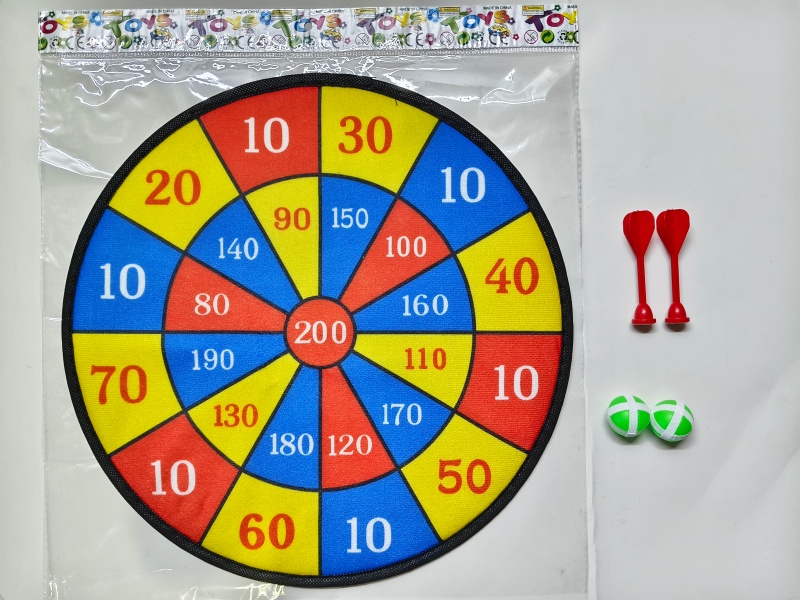 36CM Velcro Dartboard With Sticky Ball, Dart