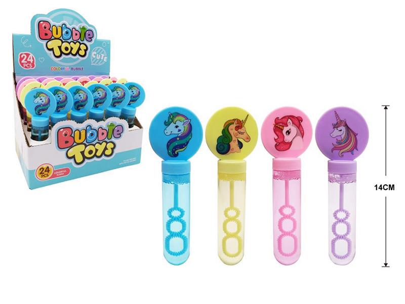 Cartoon Unicorn Bubble Stick 24pcs