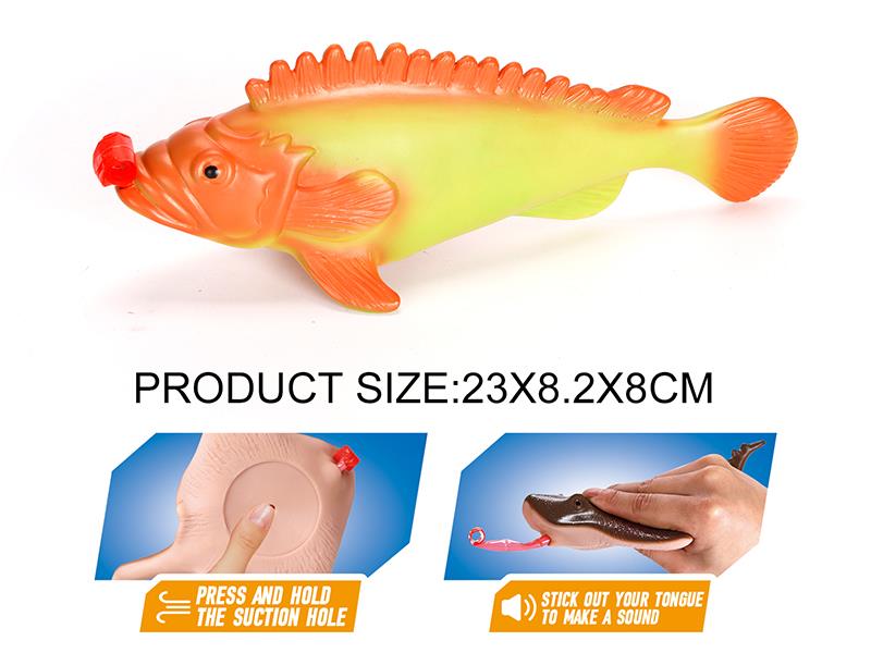 Vinyl Model Gemstone Fish(Pinch And Out Tongue)