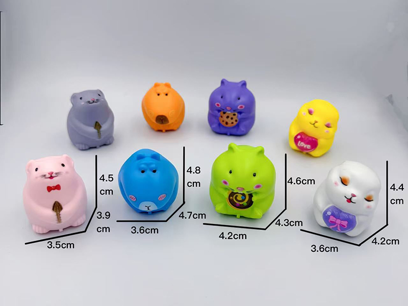 Cartoon Cute Rodent Series Pull Back Car(UV Printing)