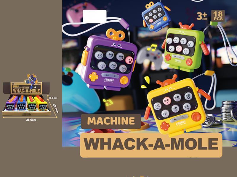Robot Whack A Mole Game Console(With Light And Music)