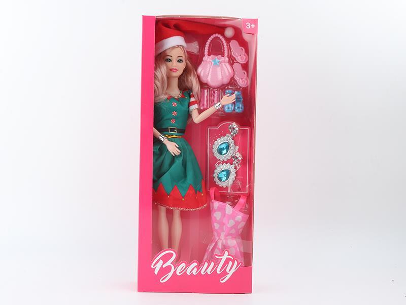 11.5 Inch Solid Christmas Doll