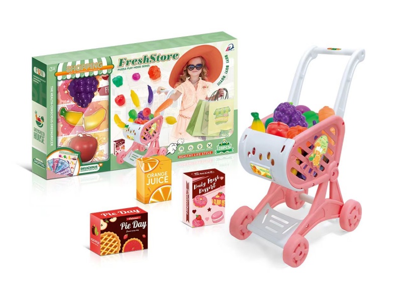 Fruit And Vegetable Shopping Cart