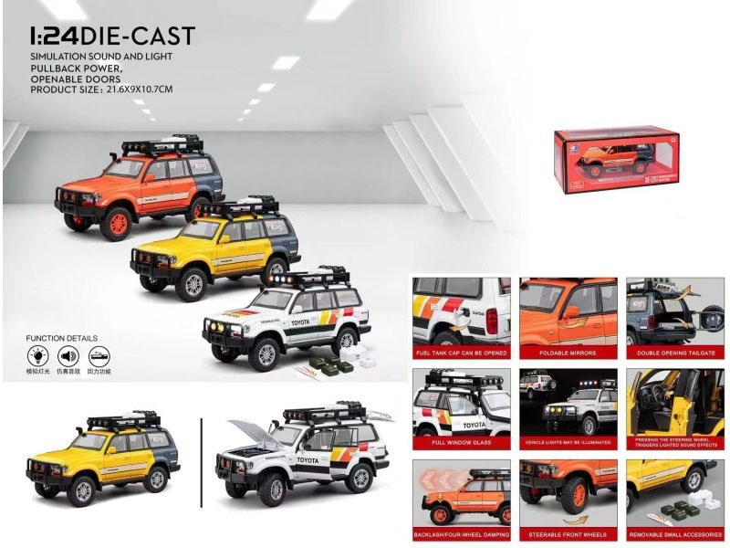 1:24 Officially Authorized Land Cruiser Lc80