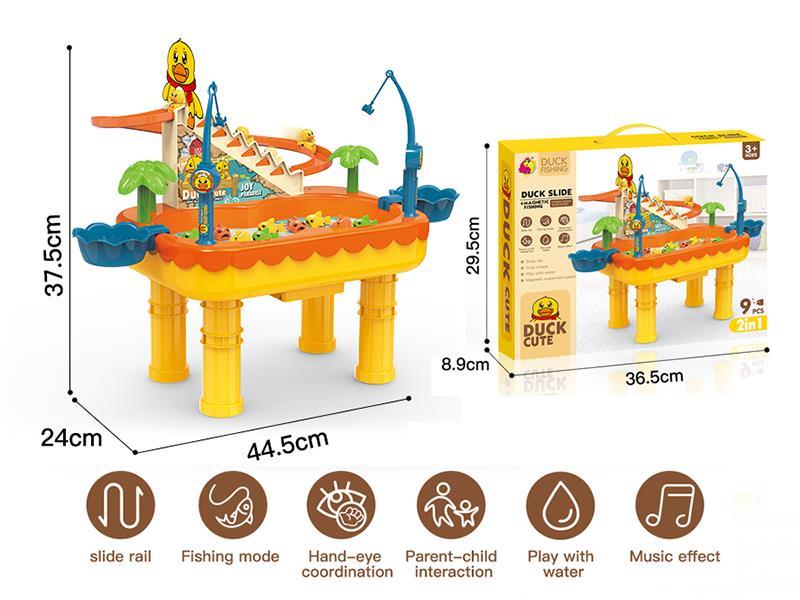 Duck Slide + Magnetic Fishing