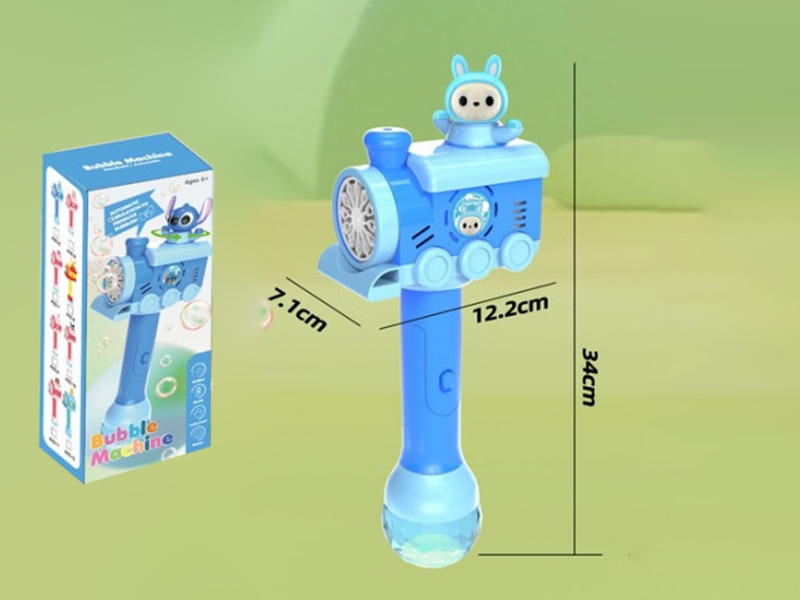 Labubu Automatic Rotating Electric Bubble Stick(Lights And Music)