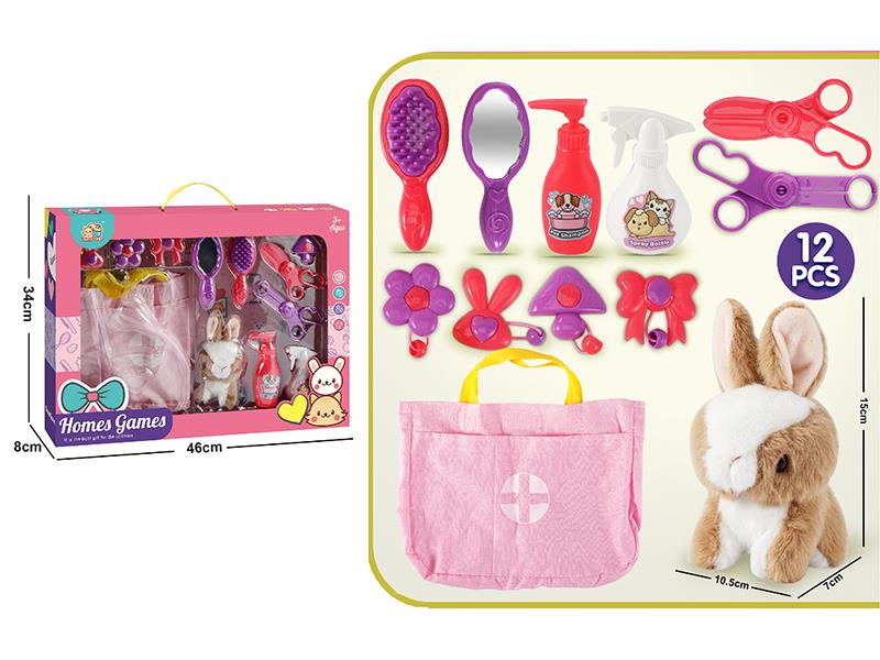 Pet Rabbit Grooming Set 12pcs