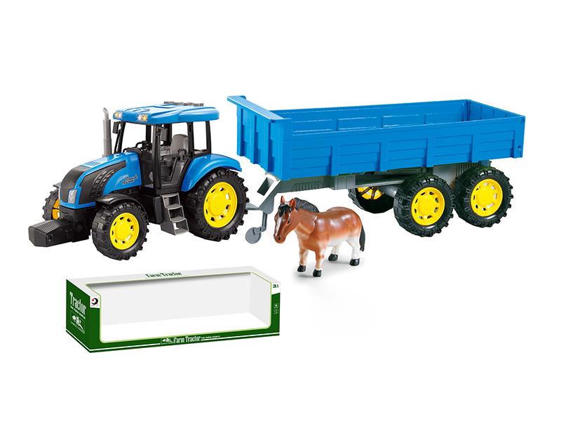 Friction Farm Tractor With Light And Music