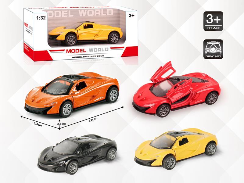 1:32 Pull Back Alloy Simulated Mclaren Vehicle