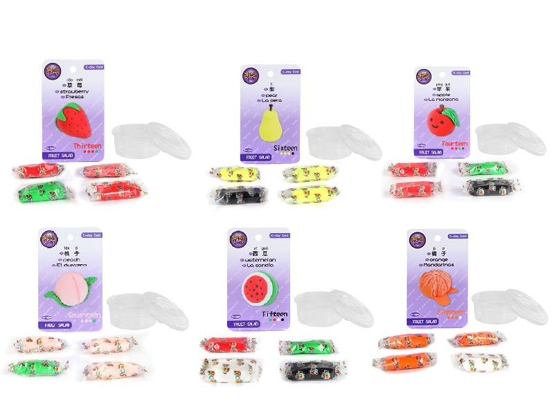 Learning Card Clay Set - Fruits Series