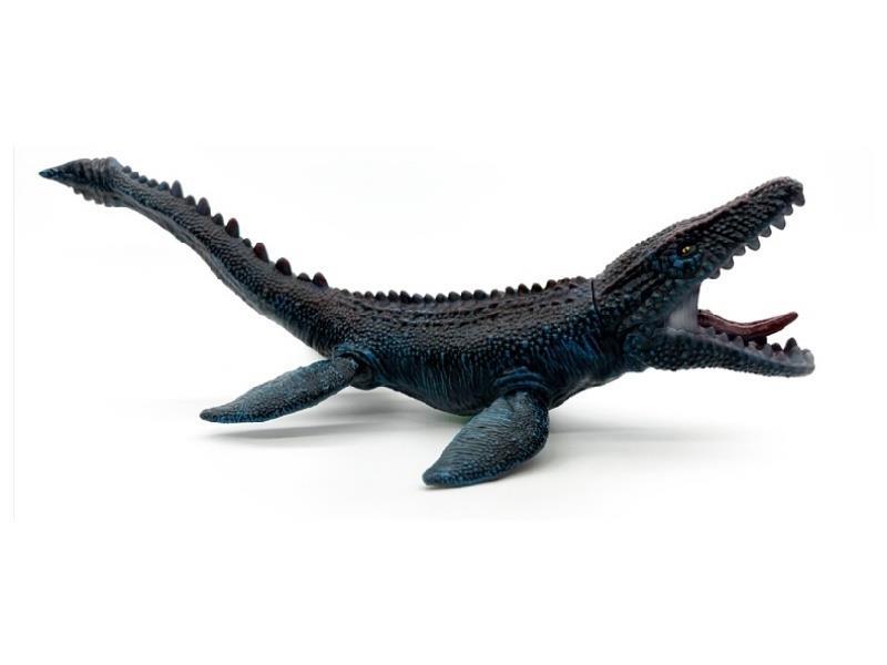 Hollow Mosasaur With Sound - Blue (Joints Movable)