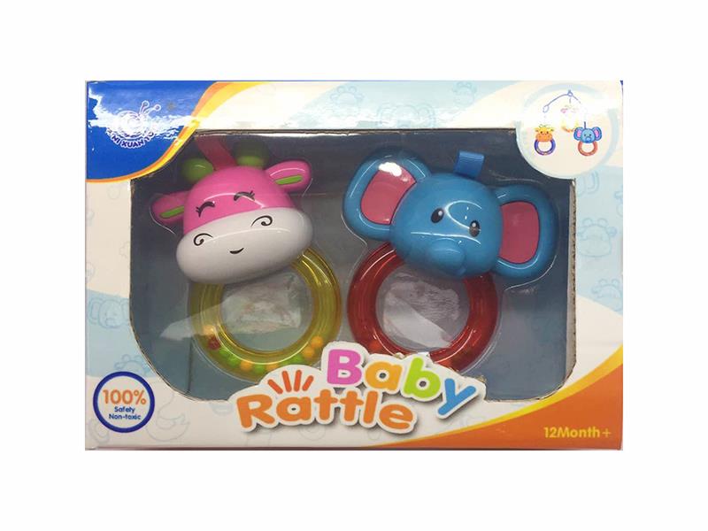 Baby Rattle(Elephant + Cattle)