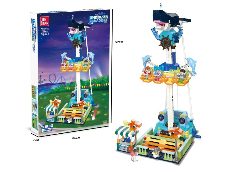 Building Blocks: Deep Sea Rappelling 764 PCS