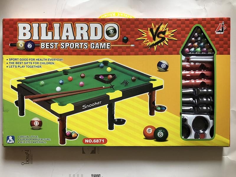 Flocked Billiards Table Toy